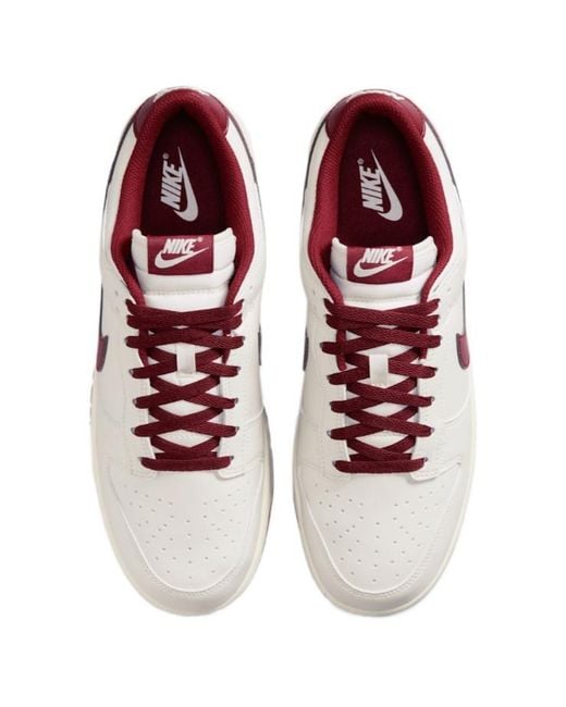 Nike Pink Dunk Retro Low-Top Sneakers for men