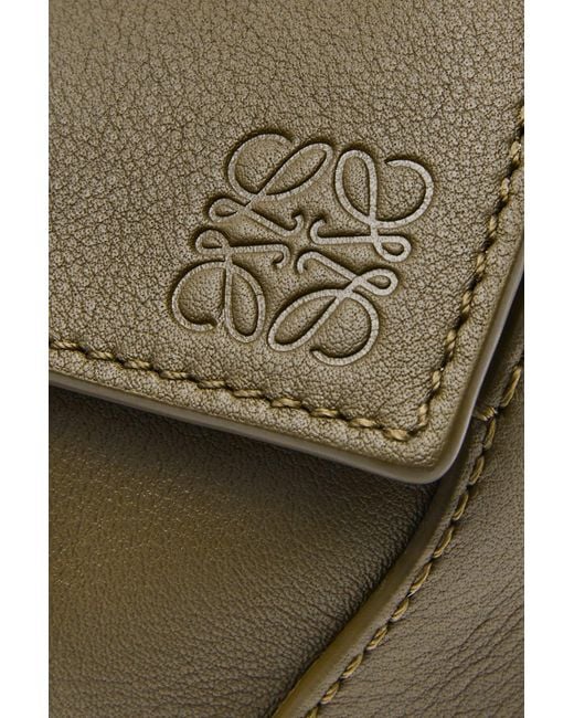 Loewe Green Mini Puzzle Shoulder Bag