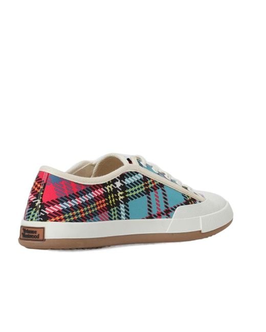 Vivienne Westwood White Animal Gym Low-Top Sneakers for men