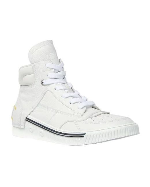 Fendi White Fender Trainers for men