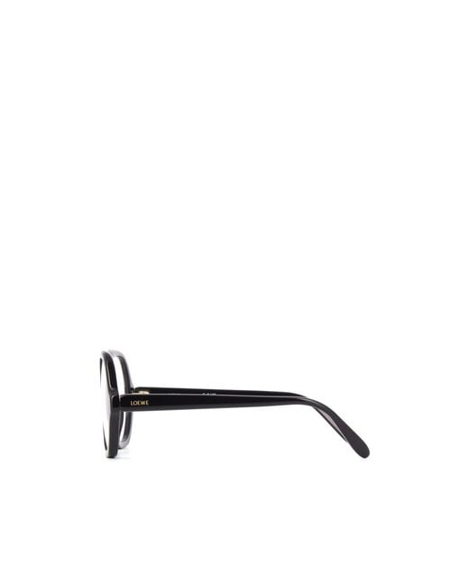 Loewe White Square Frame Glasses