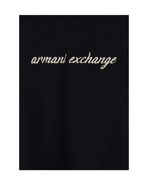 ARMANI EXCHANGE Blue Hooded Sweatshirt