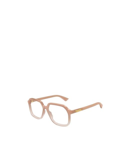 Bottega Veneta White Eyewear Square Frame Glasses for men