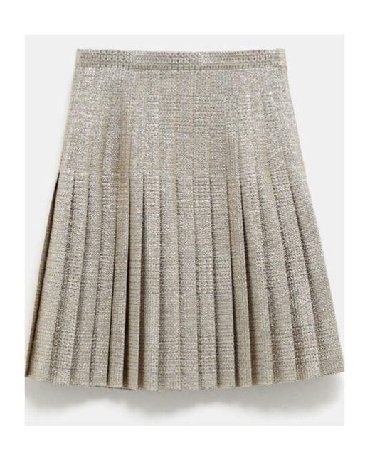 Céline Brown Pleated Skirt