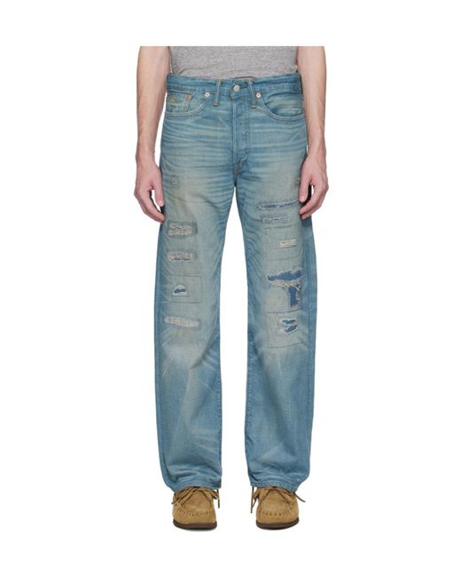 RRL 5-Pocket Plainfield Selvedge Jeans in Blue for Men | Lyst
