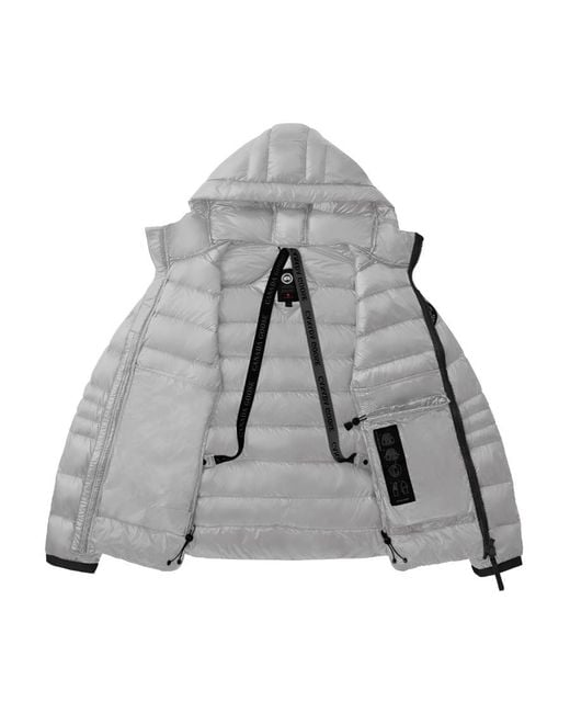 Canada Goose Gray Crofton Hooded Jacket for men