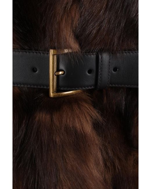 Prada Black Sleeveless Belted Gilet