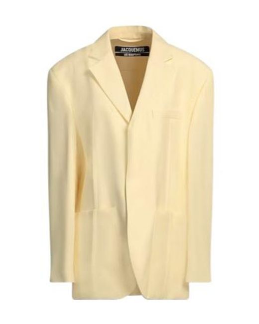 Jacquemus Natural Single-Breasted Blazer