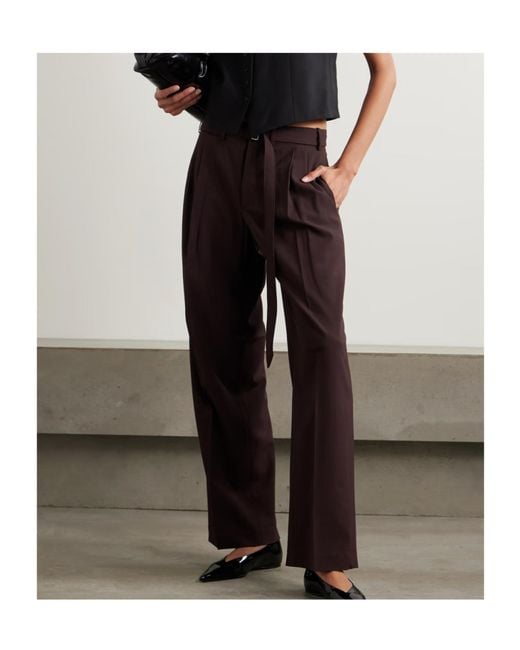 Co. Purple Wide-Leg Casual Pants