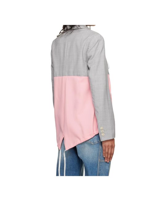Comme des Garçons Pink Long Sleeve Jacket