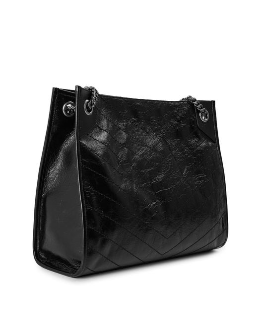 Saint Laurent Black Solid Color Shoulder Bag