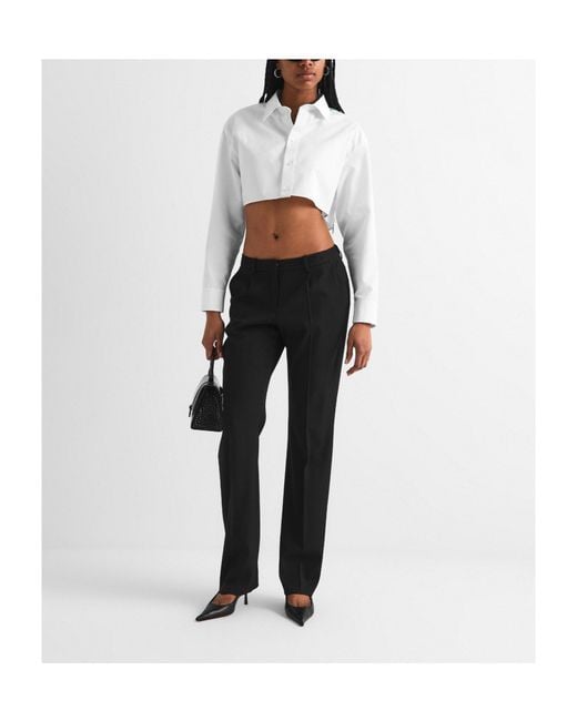Balenciaga White Long Sleeve Shirt