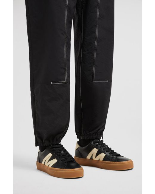 Moncler Brown Monaco2 Low-Top Trainers for men