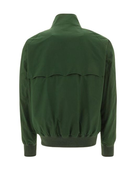 Baracuta Green G 9 Harrington Zip-Up Bomber Jacket for men