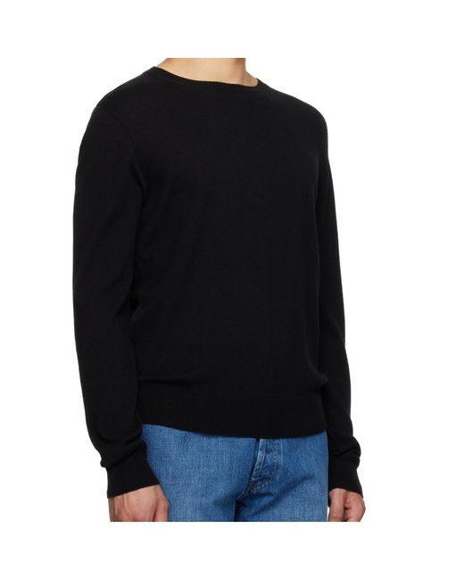 The Row Black Rowley Sweater for men