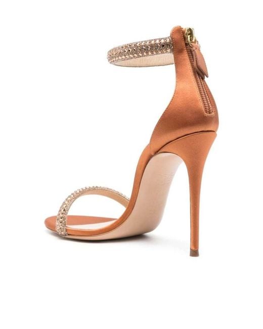 Casadei White Scarlet Stratosphere Embellished Open Toe Sandals