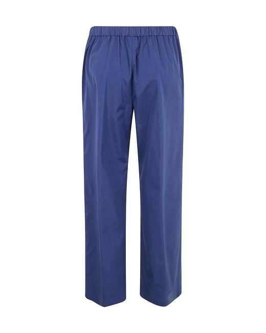 Aspesi Blue Elastic Waist Casual Pants