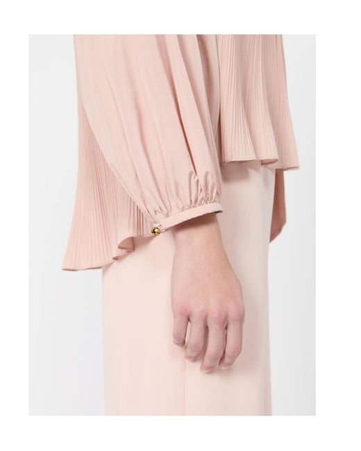 Max Mara Pink Long-Sleeved Shirt