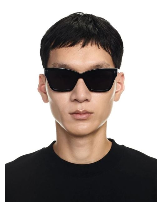 Off-White c/o Virgil Abloh Blue Cincinnati Rectangular Frame Sunglasses for men