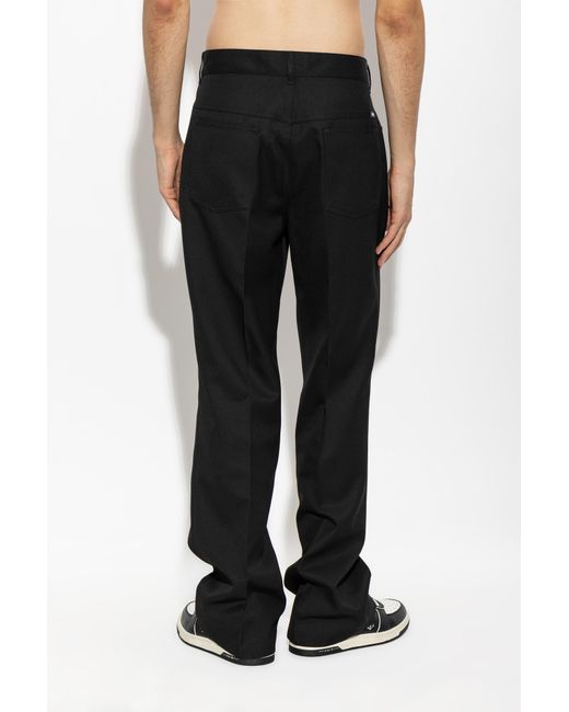 Amiri Black Belt Loop Casual Pants for men