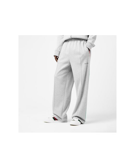 Gucci White Logo Track Pants for men