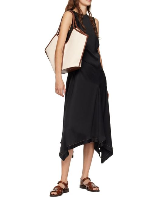 Hereu Natural Calella Open Top Tote Bag