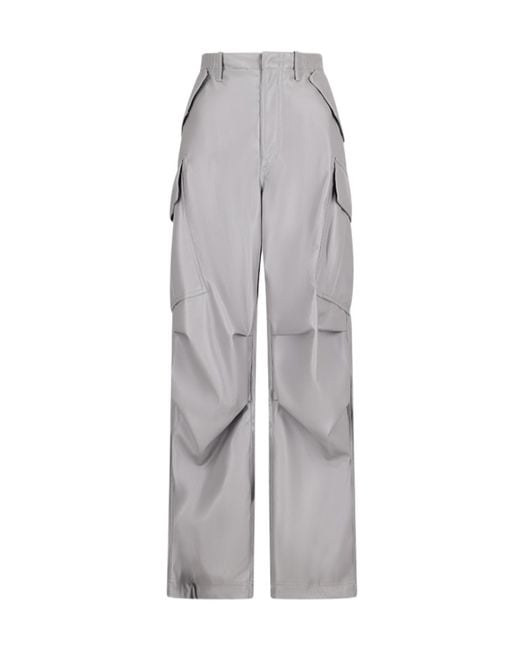 DARKPARK Gray Wide-Leg Work Pants