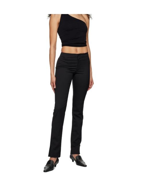 Filippa K Blue Slim Zip Trousers