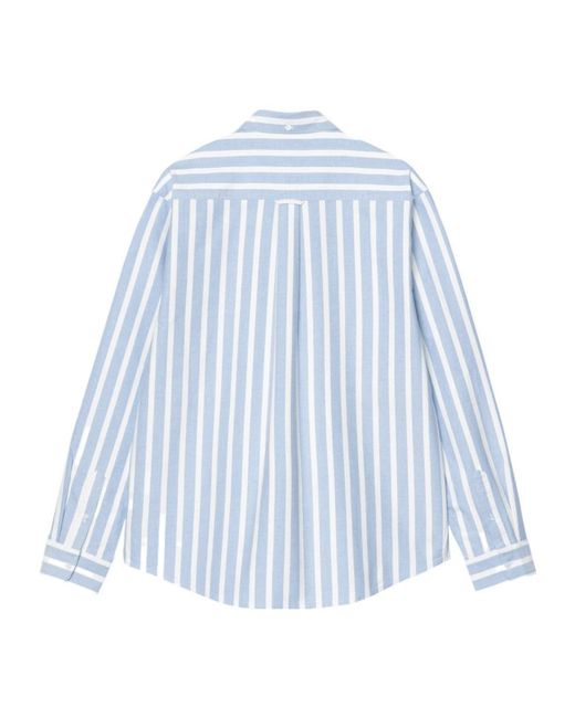 Carhartt Blue L/S Deven Shirt for men