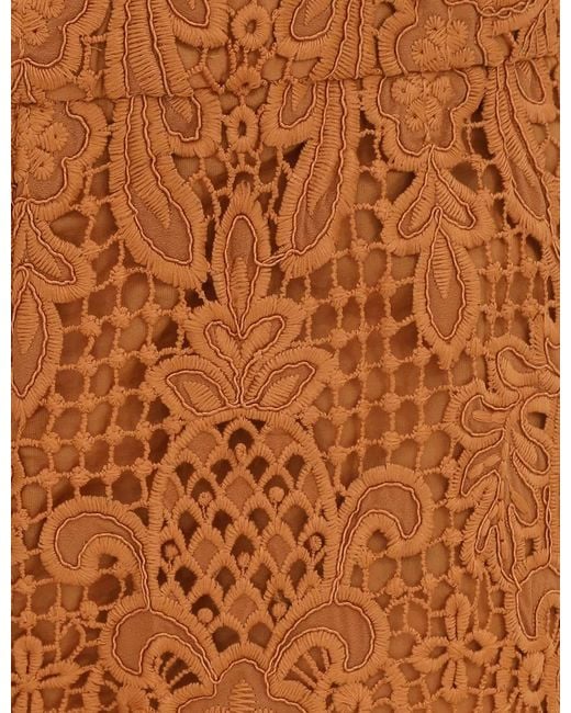Zimmermann Brown Coco Lace Flared Pants