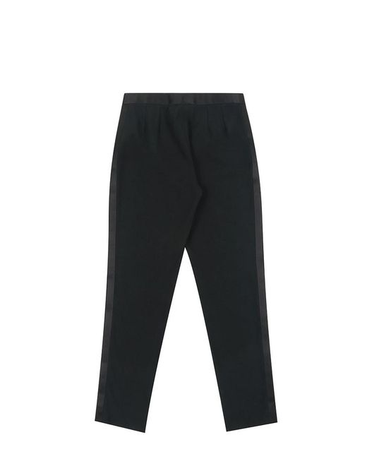 Dolce & Gabbana Black Logo Details Casual Pants