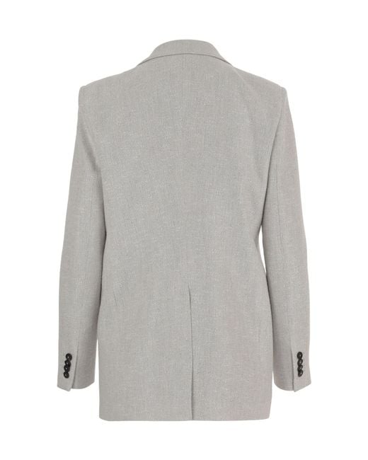 Tagliatore Gray Single-Breasted Tailored Jacket