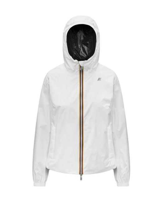 K-Way White Lil 2.0 Plus.2 Reversible Jacket for men