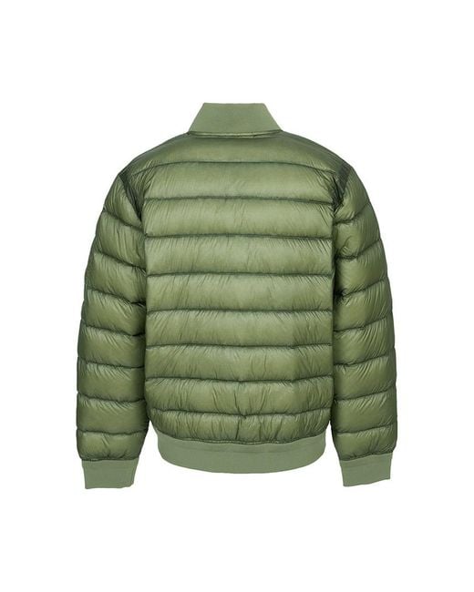 C P Company Green D.D. Shell Bomber Down Jacket for men
