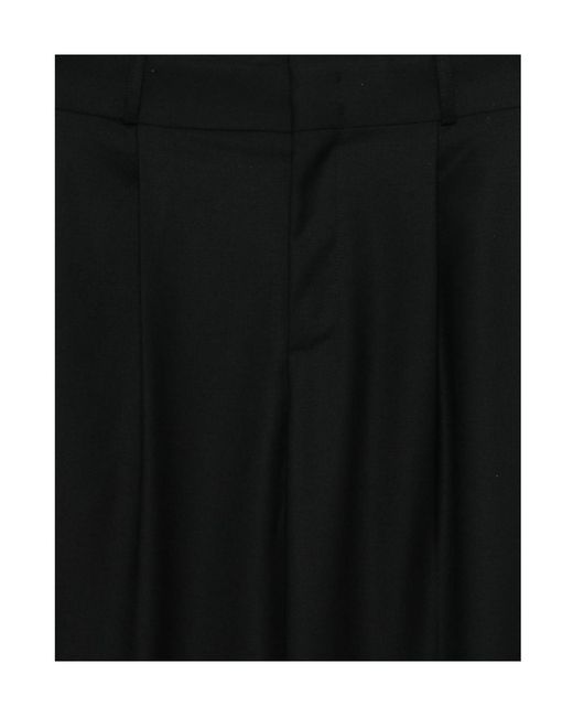 Moschino Black Casual Pants With Belt Loops