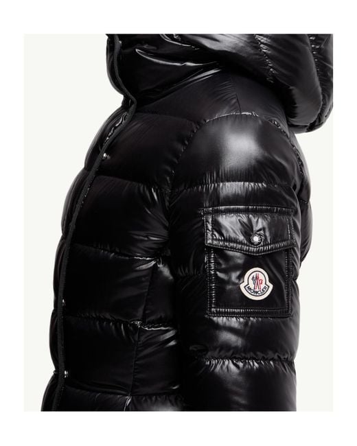 Moncler Black Barante Hooded Short Down Jacket