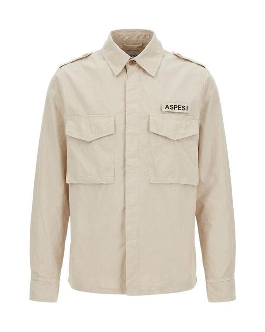 Aspesi Natural Classic Field Shirt for men