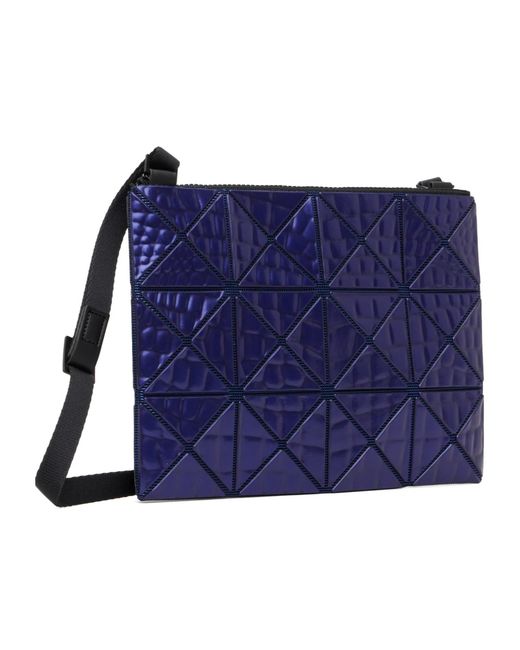 Issey Miyake Blue Meta Kaiju Zipper Crossbody Bag
