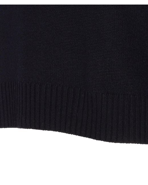 Lisa Yang Blue Kristian Crewneck Sweater for men