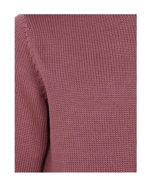 Nuur Red Turtleneck Sweater for men