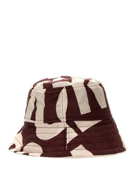 Dries Van Noten Brown Pastel Fisherman's Hat for men