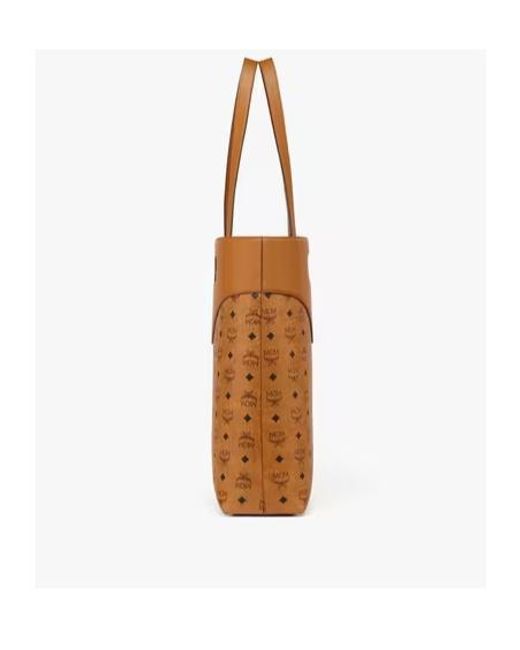 MCM Brown Visetos Handbag