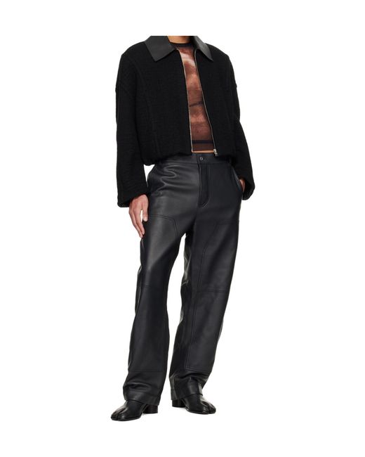 Jean Paul Gaultier Black Zippered Long-Sleeved Casual Jacket for men
