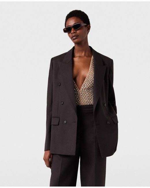 Stella McCartney Multicolor Double-Breasted Tailored Blazer