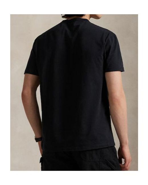 Polo Ralph Lauren Blue Logo-Embroidered T-Sshirt for men