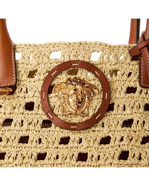 Versace Metallic Simple Tote Bag