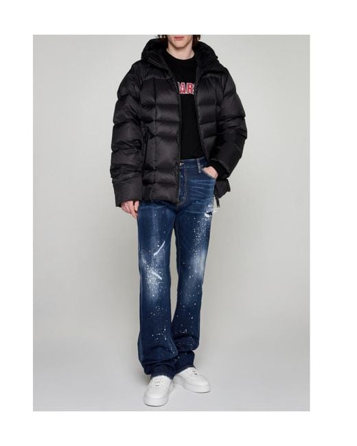 DSquared² Blue Twimphony Logo Patch Distressed Jeans for men