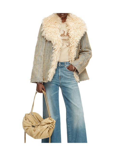 DIESEL White De-Aconic-S Jacket