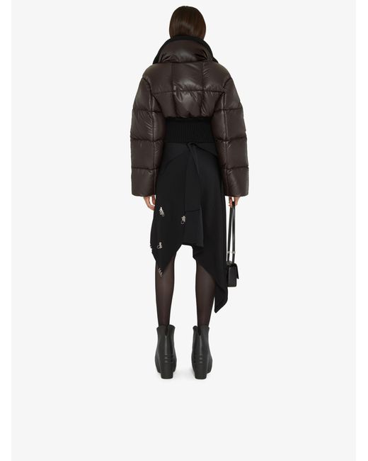 Givenchy Black Short Quilted Down Jacket