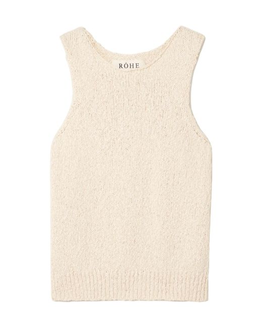 Rohe Natural Textured Sleeveless Top